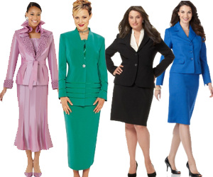 plus size womens skirt suits