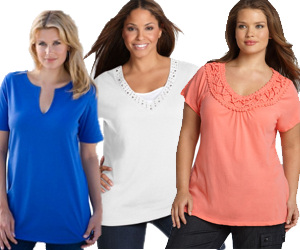 cheap plus size women's t shirts