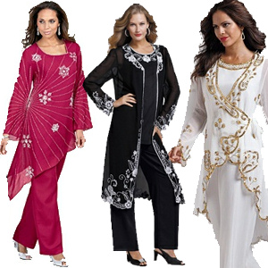 Plus Size Formal Pant Suits for Women 
